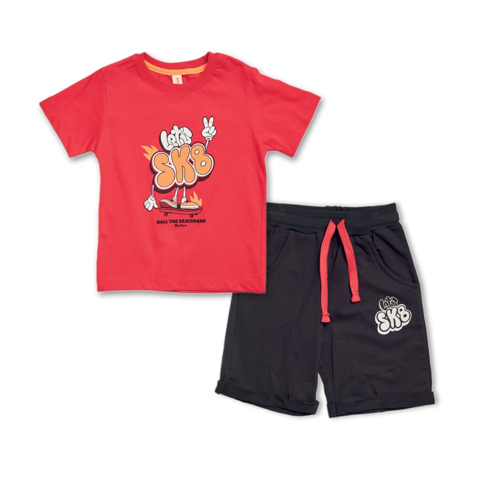 Reflex Σετ Σορτς-μπλούζα Let's Sk8