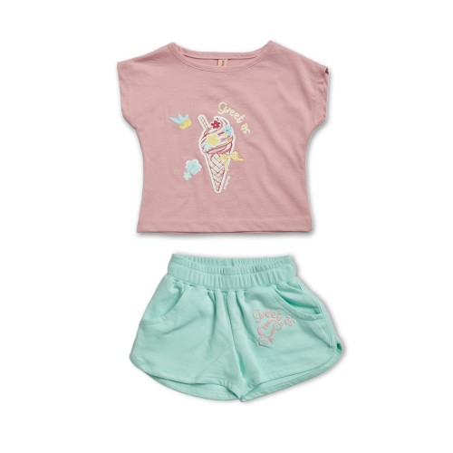 Reflex Σετ Σορτς-μπλούζα Παγωτά