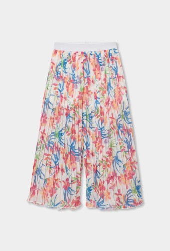 Boboli Παντελόνα Πλισέ Floral