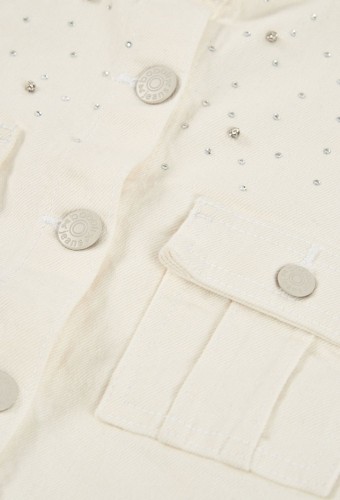 Boboli Ιβουάρ Μπουφάν με Στρας