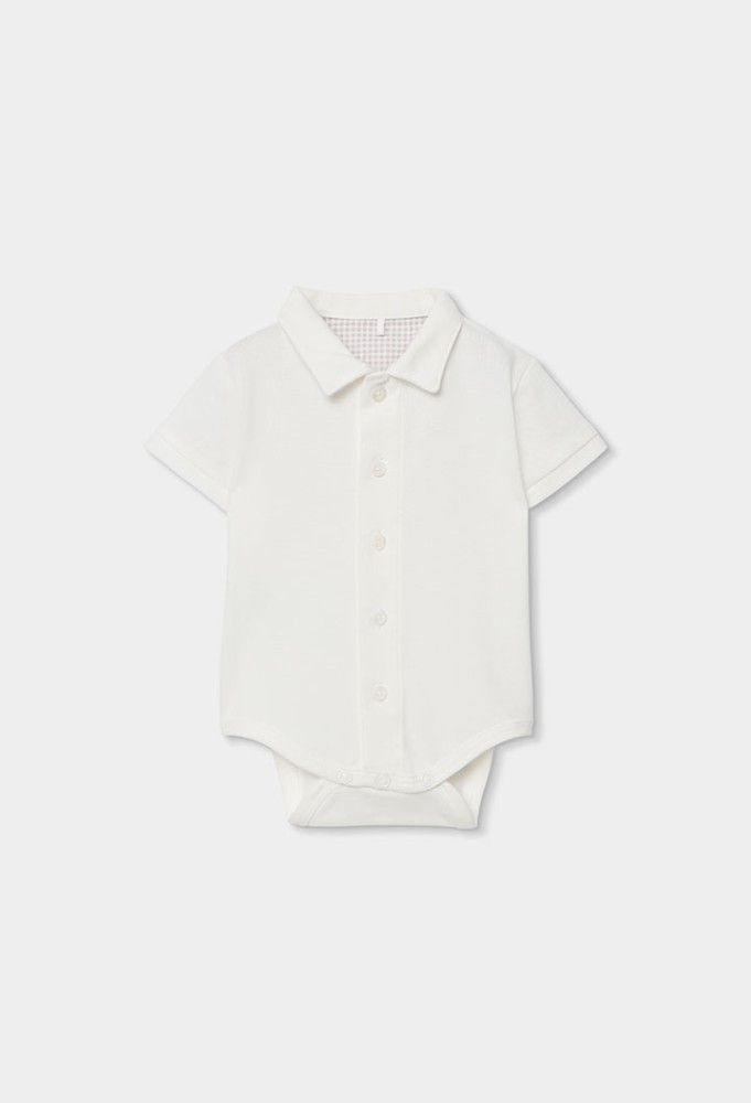 Boboli Βρεφικό Σετ Με Λινή Σαλοπέτα Μέντα