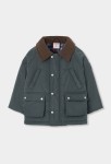 Boboli Unisex Παρκά με κοτλέ γιακά