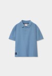 Boboli Γαλάζια μπλούζαμε γιακά polo