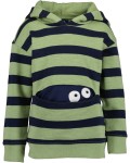 Φούτερ Μπλούζα με Κουκούλα Ριγέ
