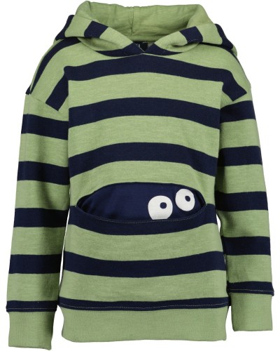 Φούτερ Μπλούζα με Κουκούλα Ριγέ