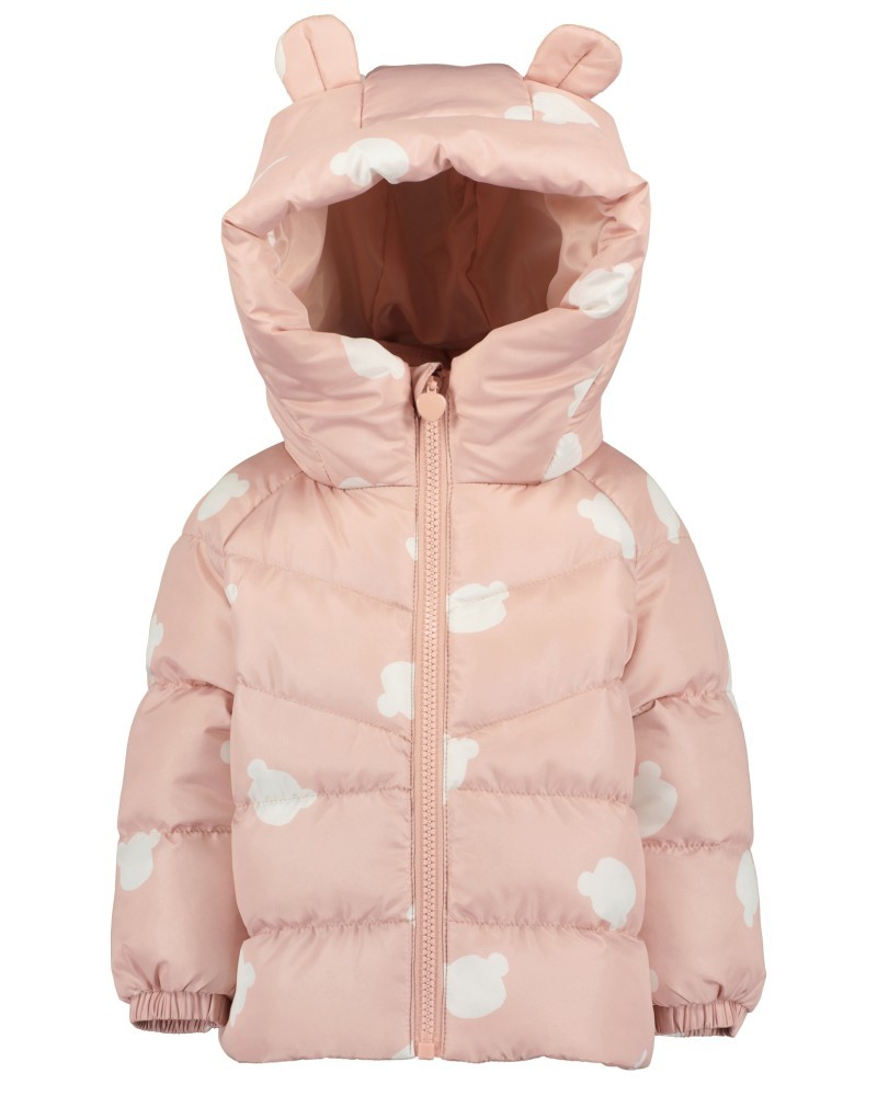 Μπουφάν Αρκουδάκια Ροζ