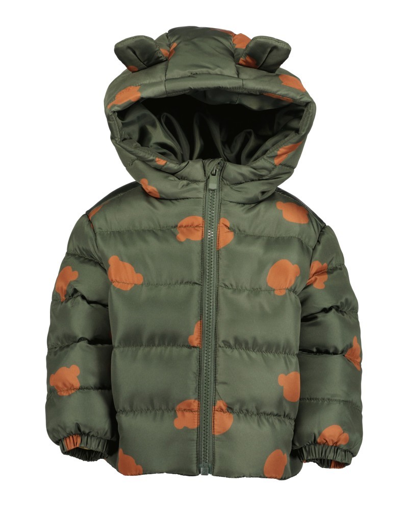 Βρεφικό Μπουφάν Αρκουδάκια Πράσινο