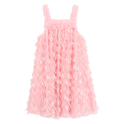 Angel's Face Φόρεμα Ροζ με παγιέτα Alison