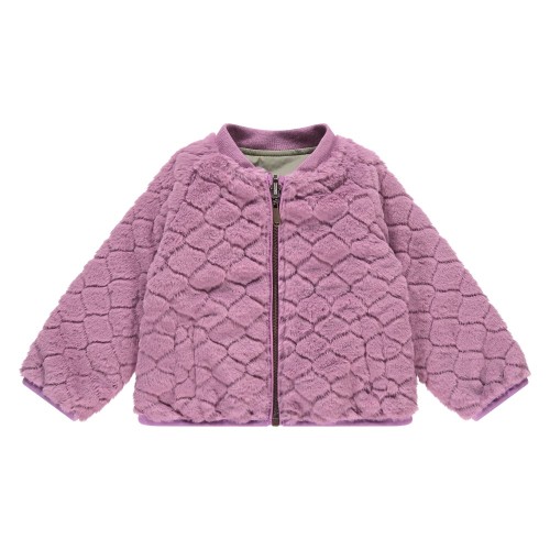 Βρεφικό Μπουφάν Διπλής Όψης με γουνάκι