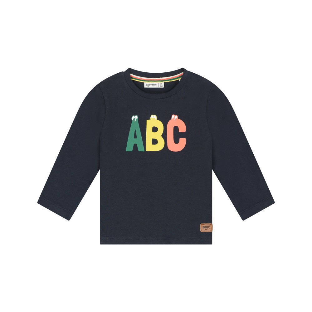 Babyface Βρεφικό Μπλε T-shirt ABC