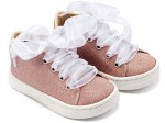 Sneaker απο Ύφασμα και Δέσιμο Κορδέλα 