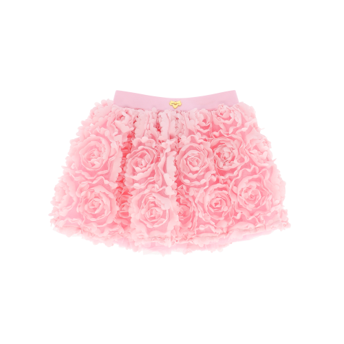 Angel's Face Φούστα με τρισδιάστατα λουλούδια Blossom Ροζ