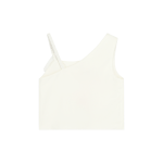 Angel's Face Λευκό Τοπ με ένα ώμο Cubist