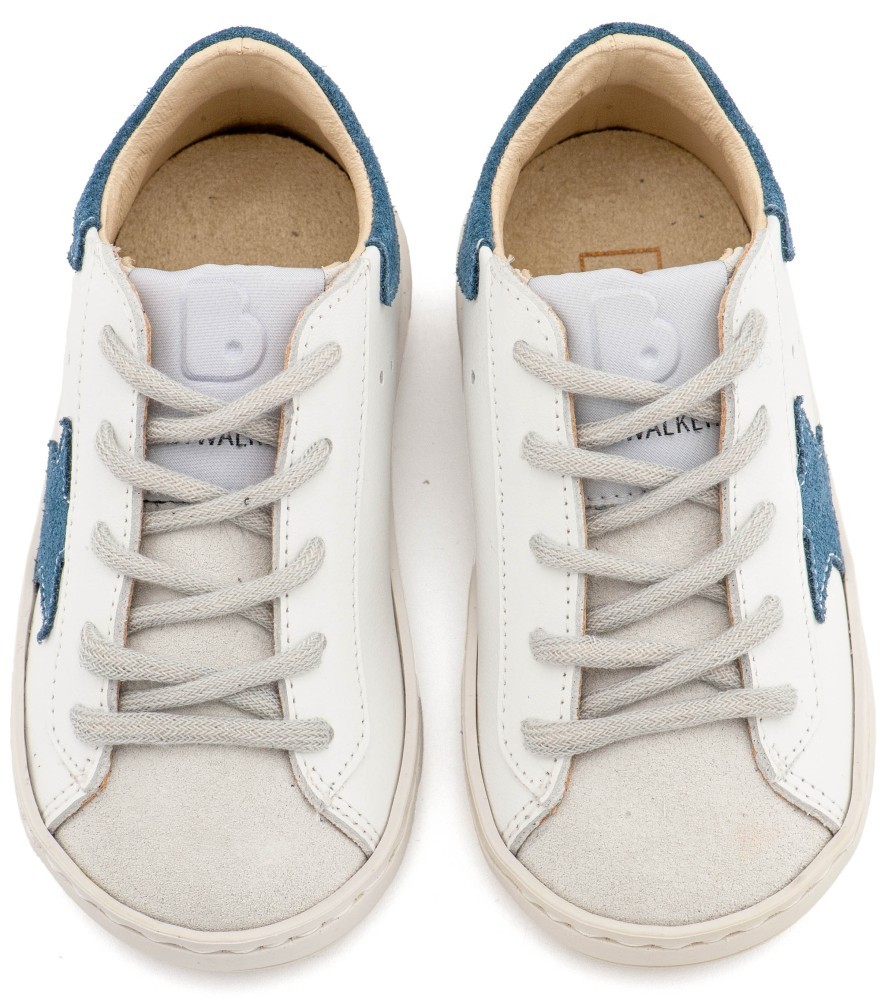 Τρίχρωμο Sneaker Δετό με Αστέρι στο Πλάι Τρίχρωμο Sneaker Δετό με Αστέρι στο Πλάι
