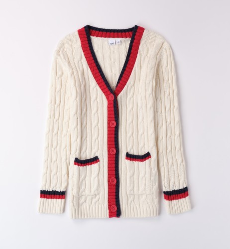  Πλεκτή Μακριά Ζακέτα F481