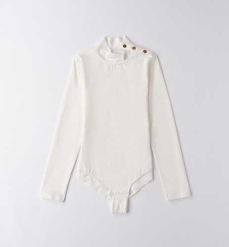 Κορμάκι Μακρύ Μανίκι Ιβουάρ F513