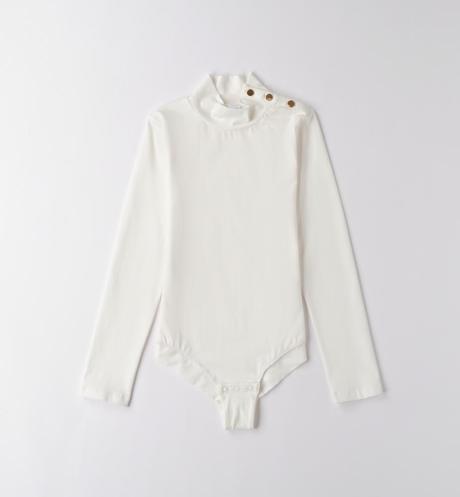 Κορμάκι Μακρύ Μανίκι Ιβουάρ F513