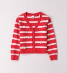 I Do Ζακέτα Ριγέ με φιόγκους