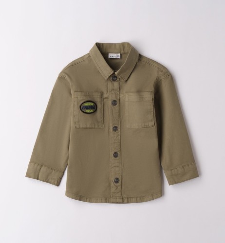 I Do Χακί Πουκάμισο-Overshirt