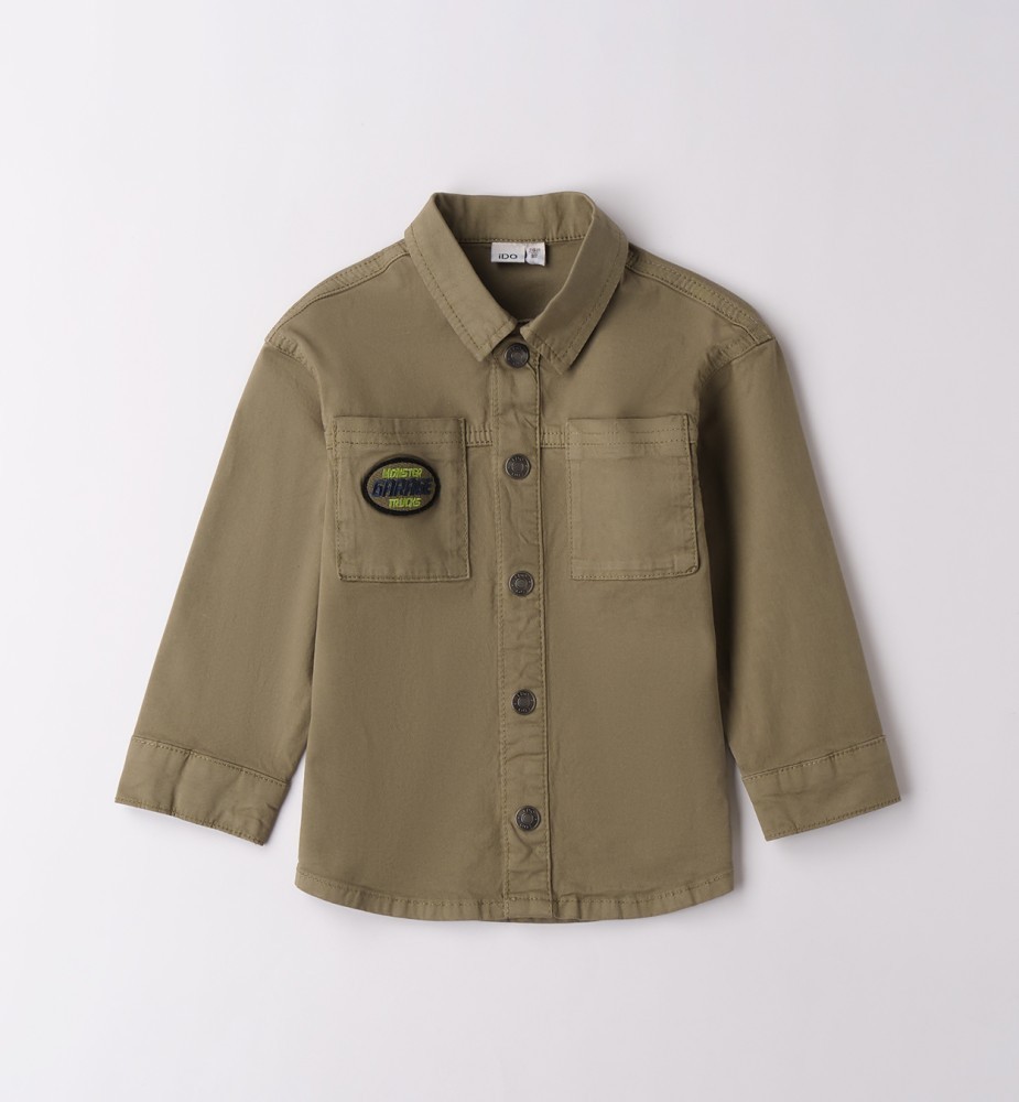 I Do Χακί Πουκάμισο-Overshirt