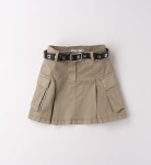 I Do Χακί Cargo Φούστα