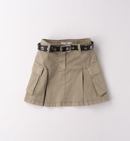 I Do Χακί Cargo Φούστα