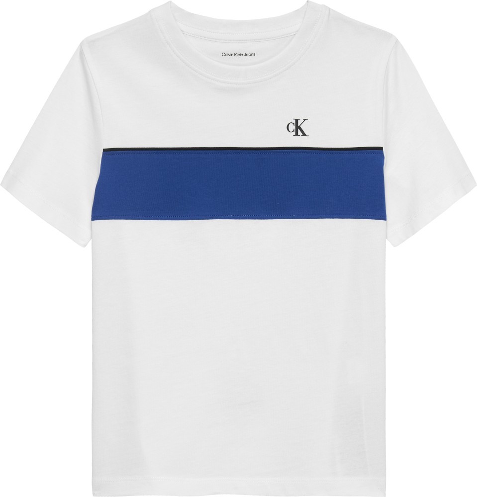 T-Shirt Λευκό Panel ColorBlock