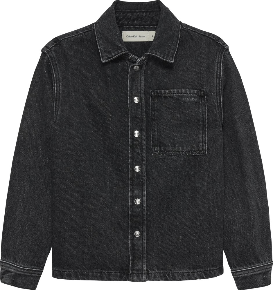 Τζιν Πουκάμισο Optic Black Washed