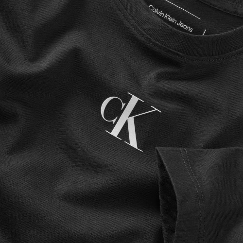 Μακρυμάνικο T-Shirt Μονόγραμμα Μαύρο