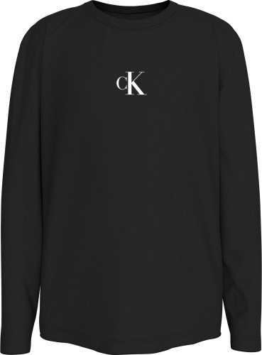 Μακρυμάνικο T-Shirt Μονόγραμμα Μαύρο