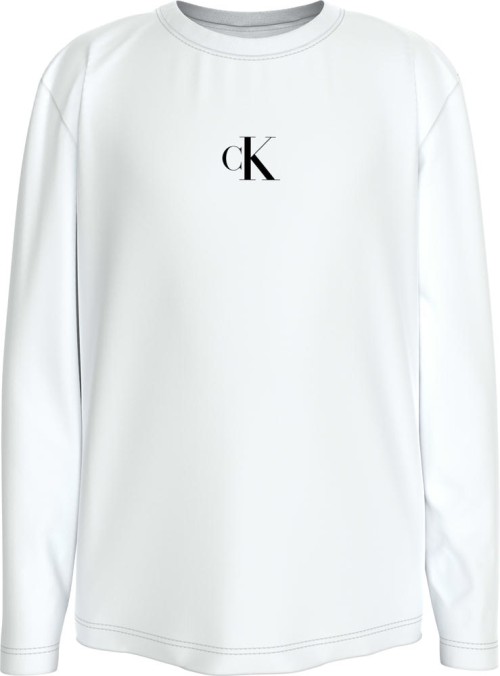 Μακρυμάνικο T-Shirt Μονόγραμμα Λευκό