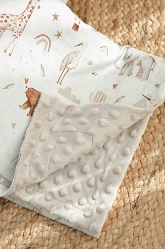 Κουβέρτα Minky Λίκνου Wild Nature