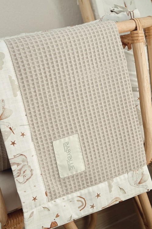 Κουβέρτα Πικέ Κούνιας Wild Nature 