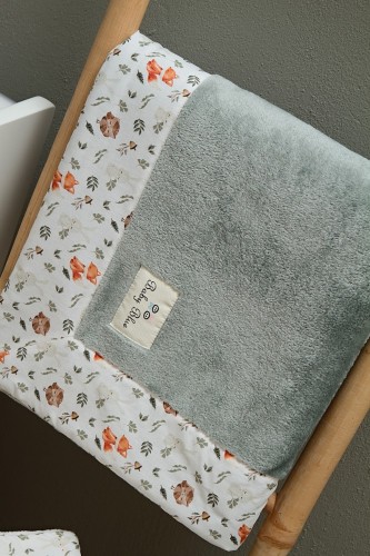 Κουβέρτα Κούνιας Χειμερινή Baby Animals