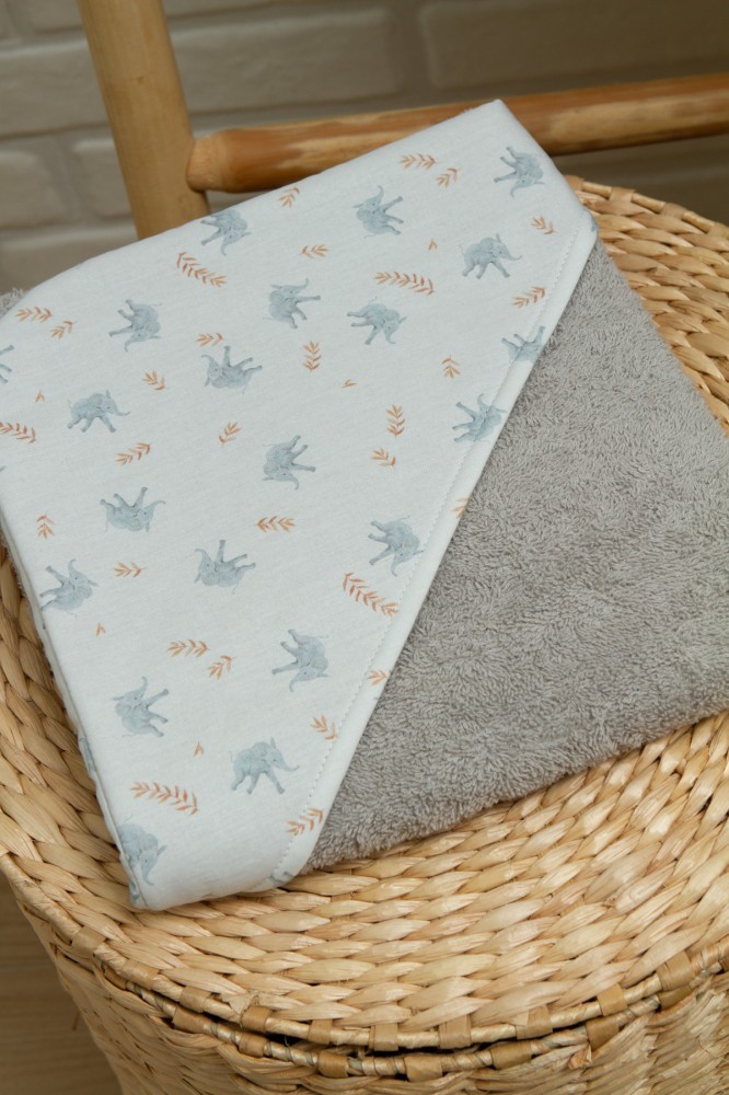 Βρεφικό Μπουρνούζι Elephants