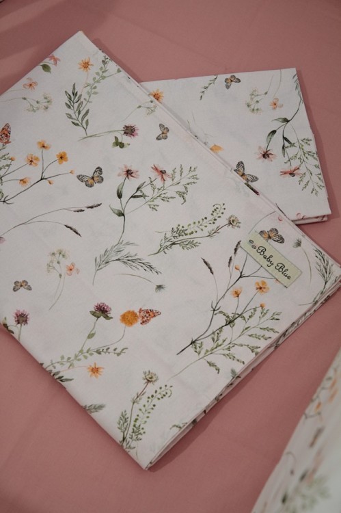 Σετ Σεντόνια Κούνιας Wild Flowers