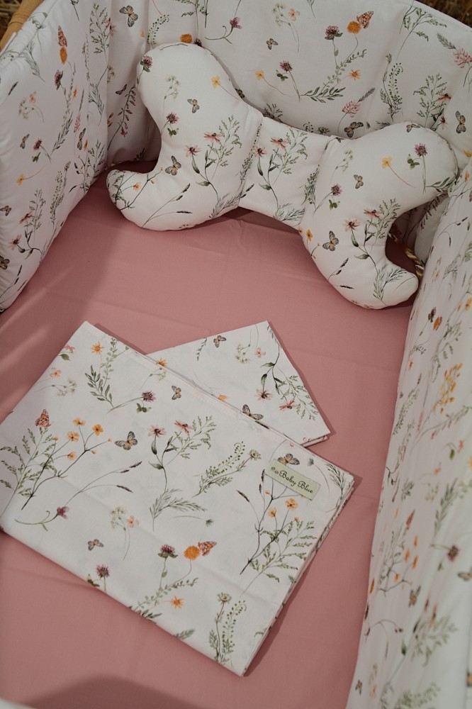 Σετ Σεντόνια Κούνιας Wild Flowers