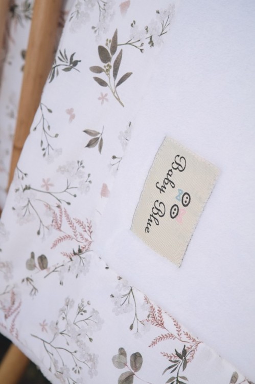 Κουβέρτα Κούνιας Χειμερινή Forest Leaves