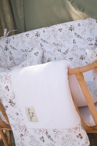 Κουβέρτα Κούνιας Χειμερινή Forest Leaves