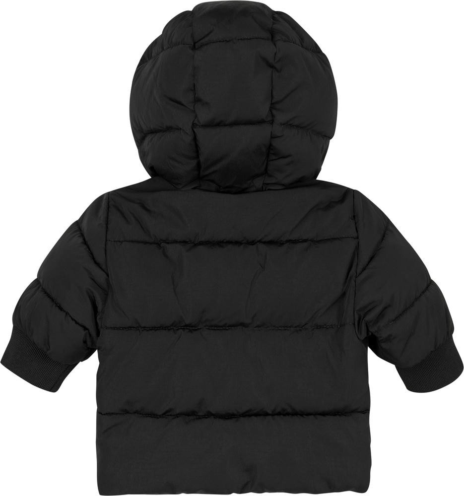Φουσκωτό Μπουφάν με κουκούλα Μαύρο