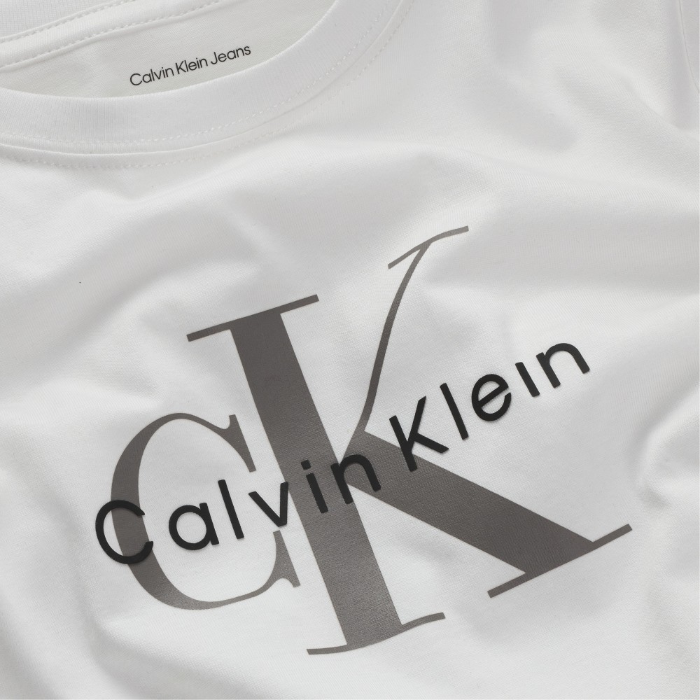 Μακρυμάνικο T-Shirt με Λογότυπο Λευκό