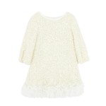 Φόρεμα Jeanette Boucle Sequin Dress Snowdrop