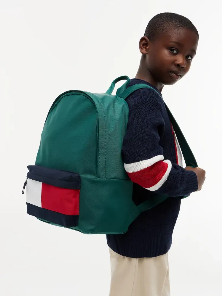 Tommy Hilfiger Backpack Essential Flag Πράσινο
