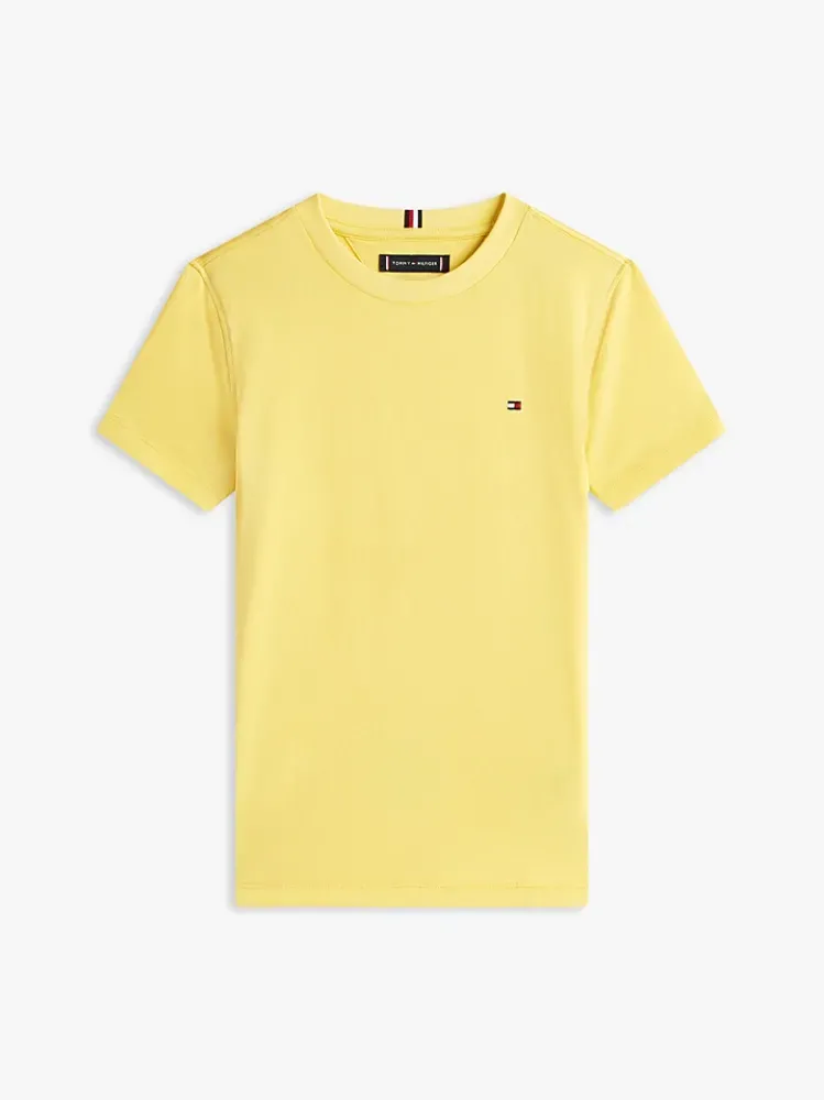 Tommy Hilfiger Essential Cotton Tee Κίτρινο