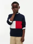 Tommy Hilfiger Βαμβακερό Πουλόβερ με Cable Πλέξη