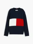 Tommy Hilfiger Βαμβακερό Πουλόβερ με Cable Πλέξη