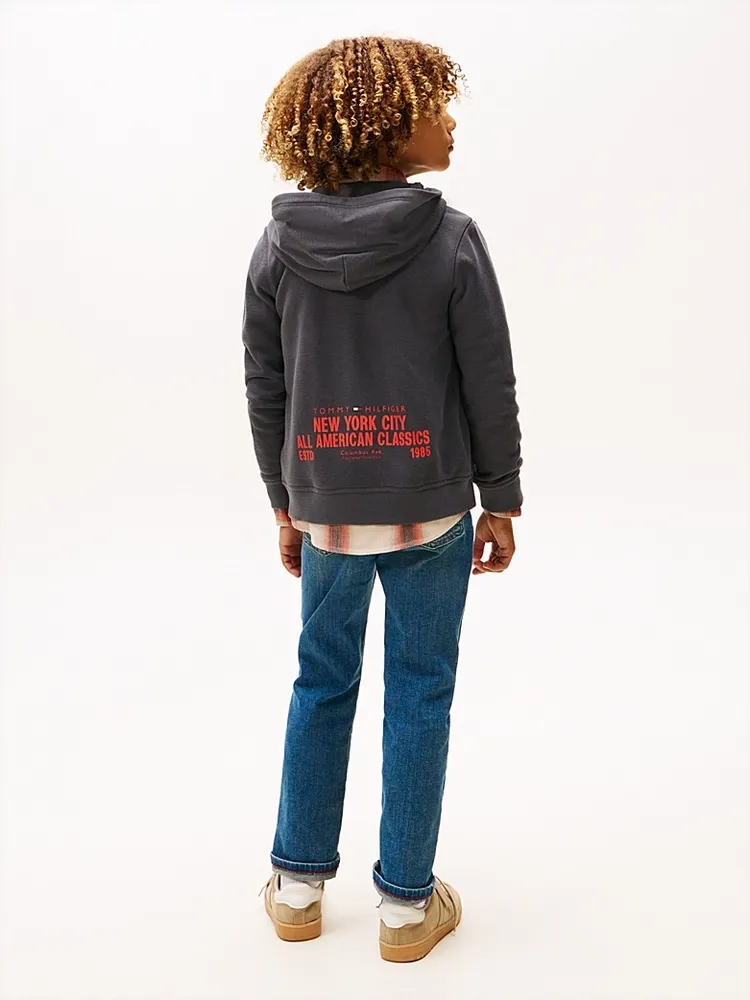 Φούτερ Ζακέτα με κουκούλα New York