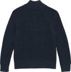 Μπλούζα με πλέξη Cable και φερμουάρ