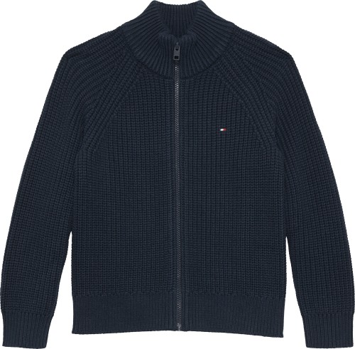 Μπλούζα με πλέξη Cable και φερμουάρ