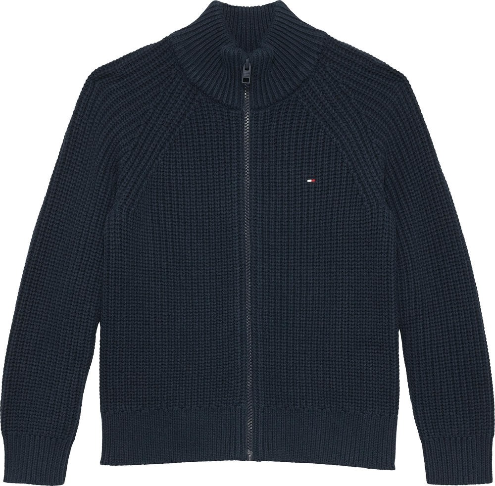 Μπλούζα με πλέξη Cable και φερμουάρ